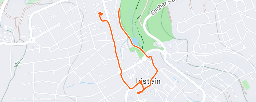 Map of the activity, Mittagswanderung