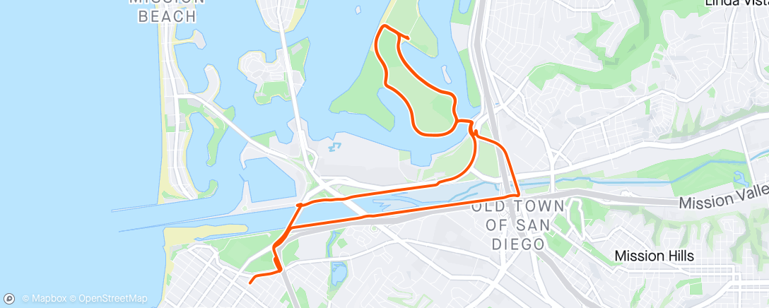 Mapa de la actividad (Afternoon Ride)