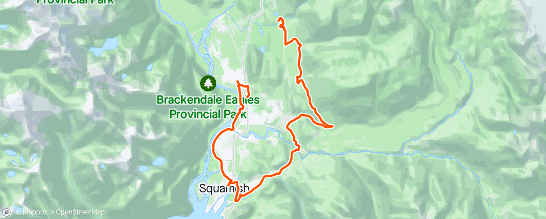 Map of the activity, Evening Epic Gravel Ride
