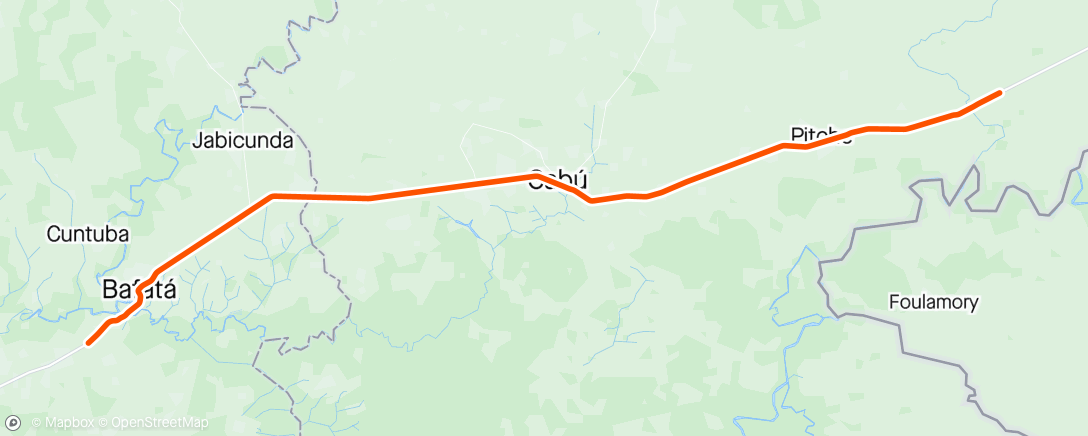Map of the activity, Bikeaway Tag 980 Zwischen Cashew und Mango — Between Cashew and Mango