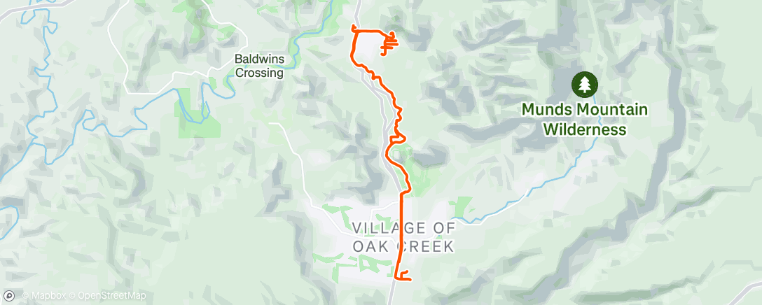 Map of the activity, More Chapel area exploration