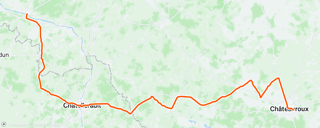 Map of the activity, Sortie vélo dans l'après-midi