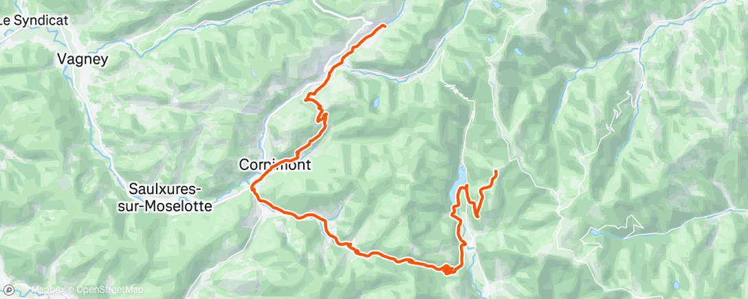 Map of the activity, Direction la ferme auberge de Schafert