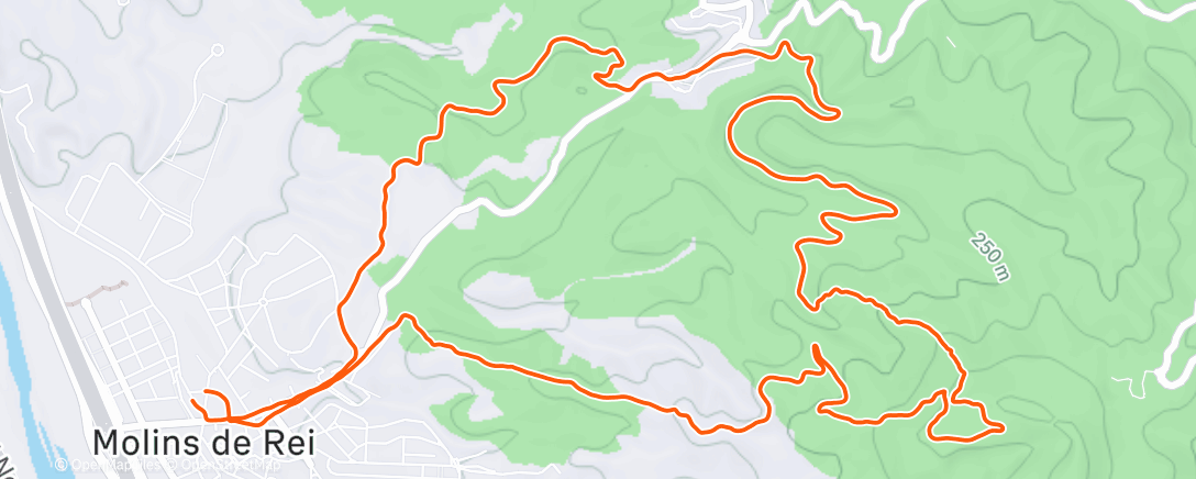Map of the activity, Rodar i xerrar