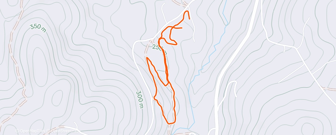 Map of the activity, Morning Backcountry Ski