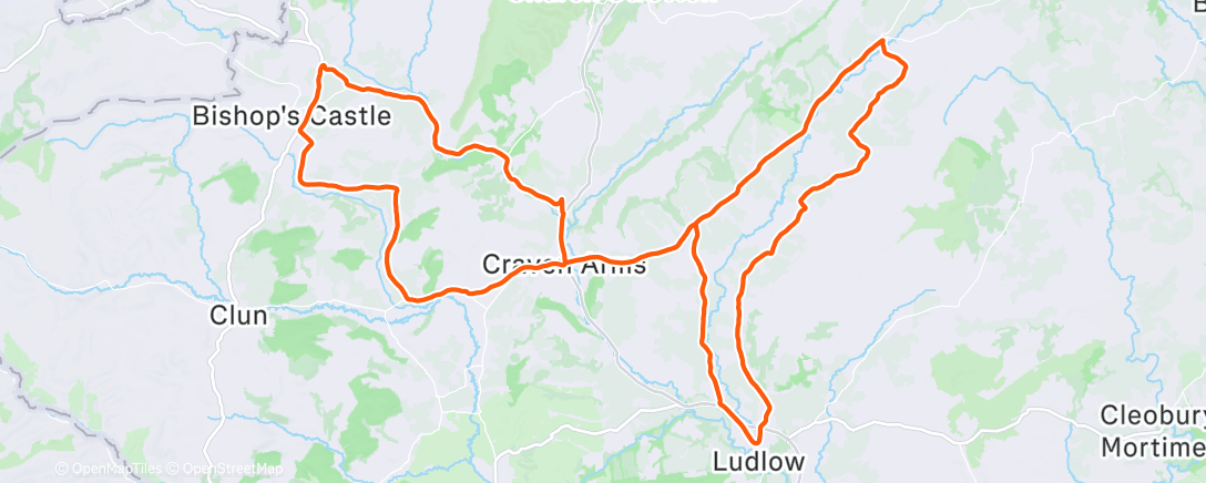 Map of the activity, Day 4 and it's starting to wear a bit thin