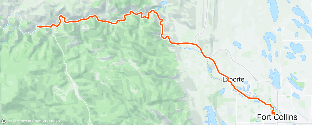 アクティビティ「Colorado Marathon」の地図