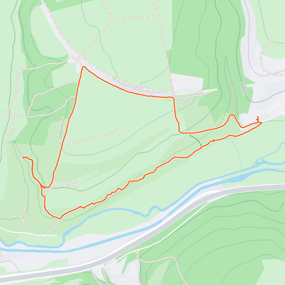 Карта физической активности (Marche dans l'après-midi)