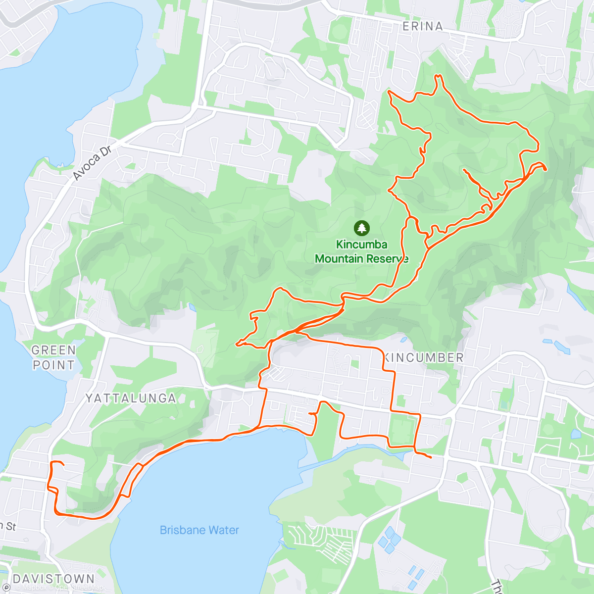 「Morning Mountain Bike Ride」活動的地圖