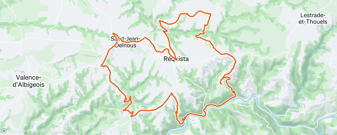 Carte de l'activité