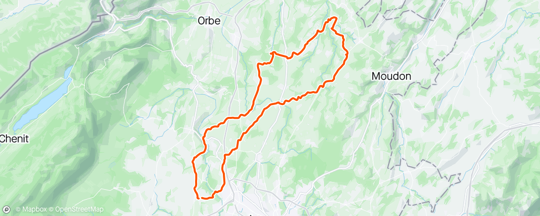 Map of the activity, Gros de Vaud, with a few new roads