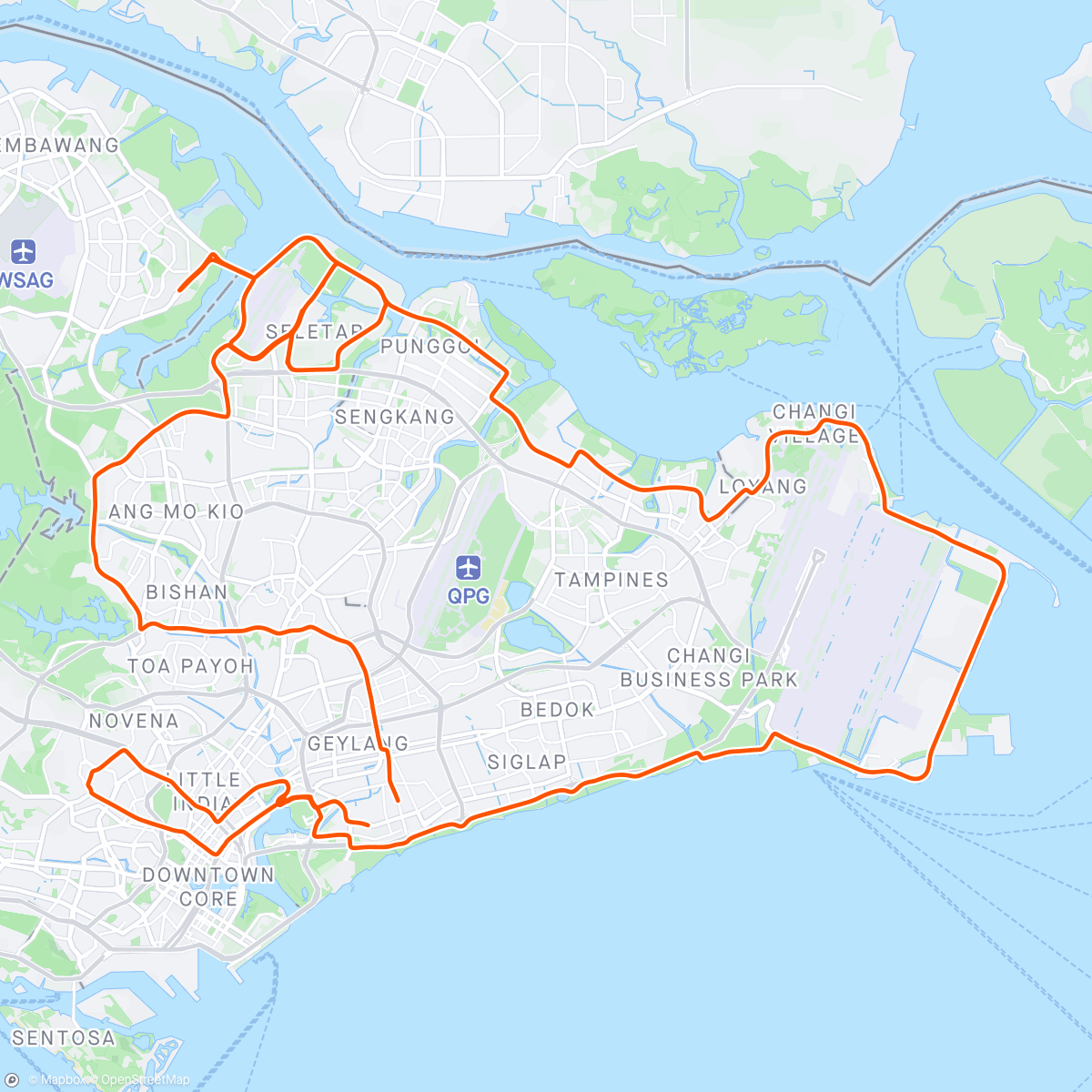Map of the activity, Jet lagged Quantum team ride! 🥵 ☀️ Great to see the guys