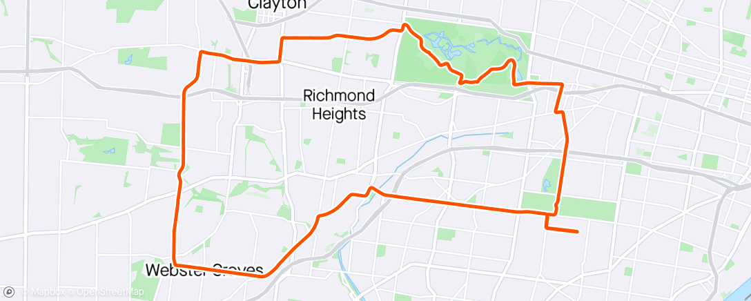 Map of the activity, Road Crew