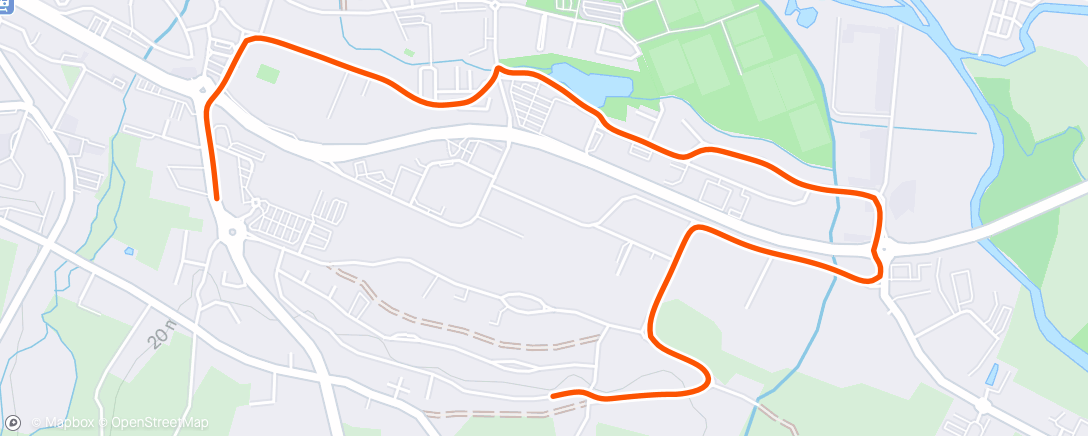 Map of the activity, EF 25’ sous la tempête ☔️