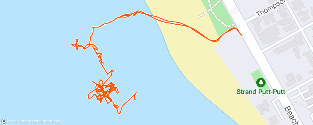 Mappa dell'attività Morning Surfing
