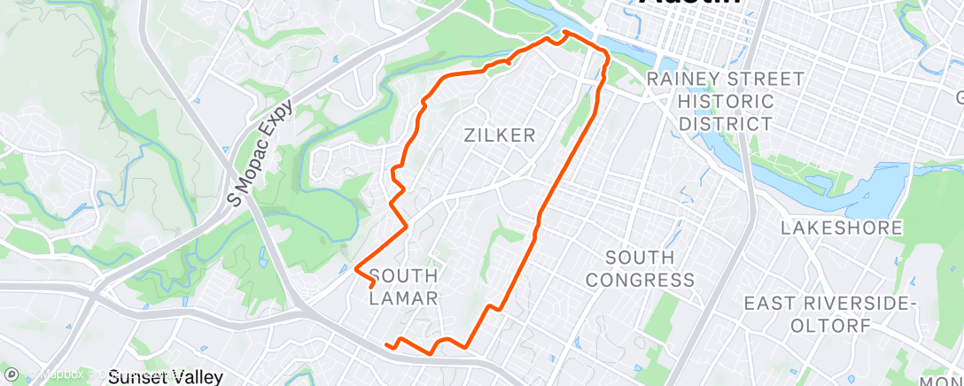 Peta aktivitas, Morning Run