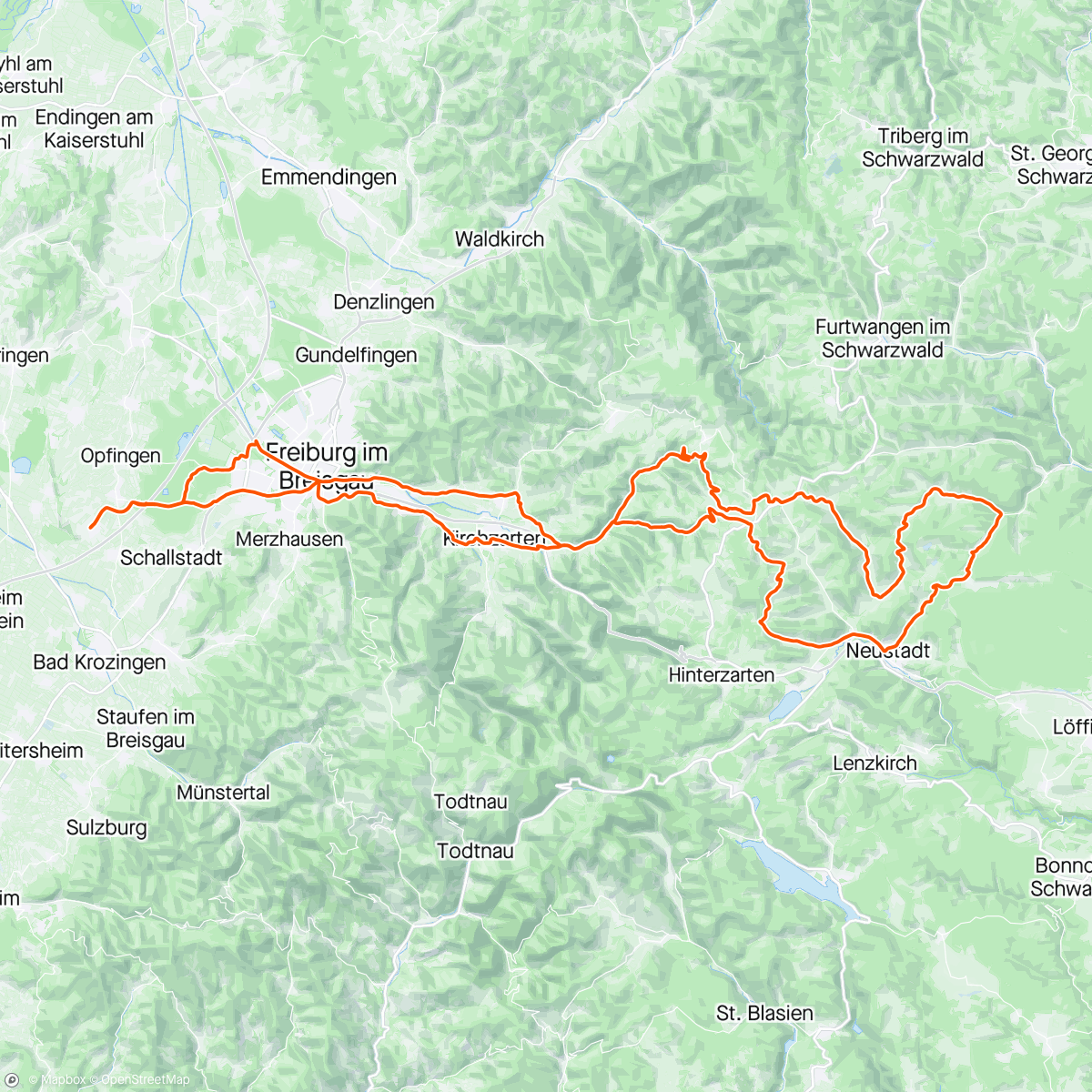 Mapa de la actividad, Ryzon Longride - ab in den Schnee