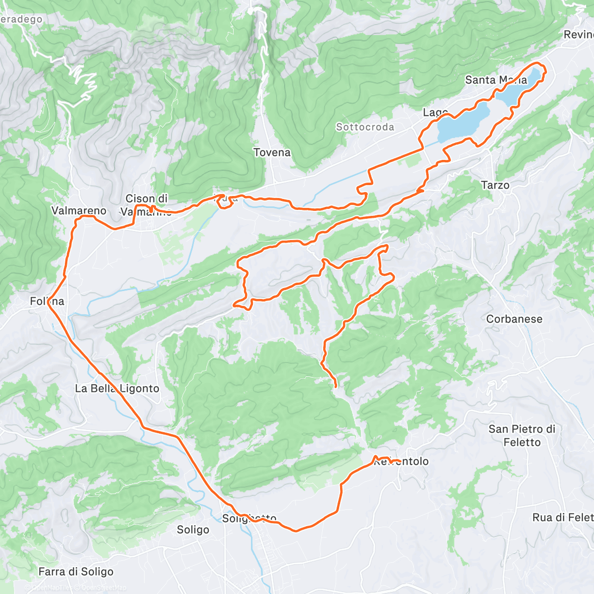 Map of the activity, epilogo test