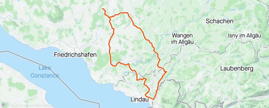 Map of the activity, Leiblachtal