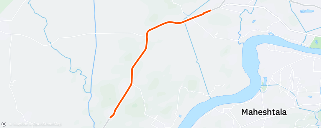 Map of the activity, Morning Ride