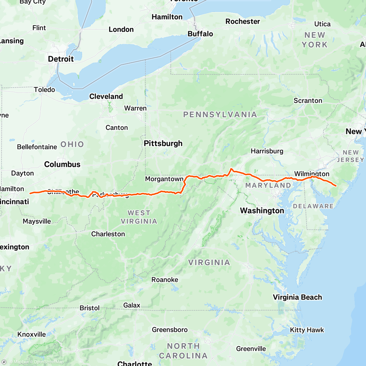 Map of the activity, RAE almost all (Garmin didn’t make it through ;)