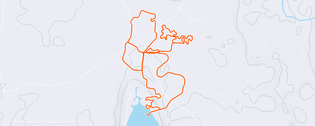Карта физической активности (Zwift - Garmin UNBOUND Gravel Training Plan | Dirty Teeth Drills on Neon After Party in Makuri Islands)