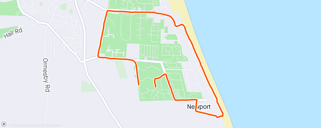 Mapa de la actividad, Great Yarmouth