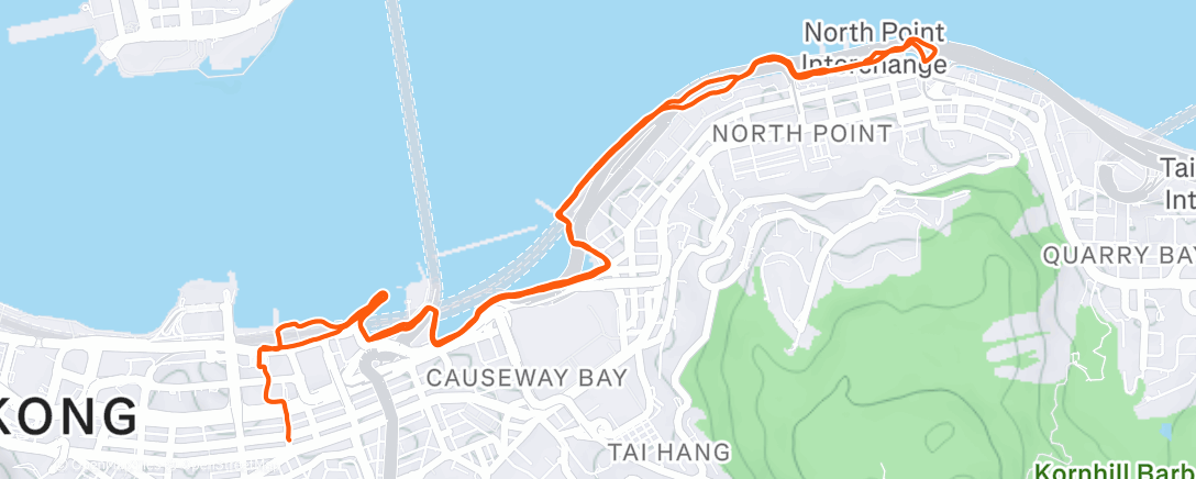 Карта физической активности (Lunch Run)