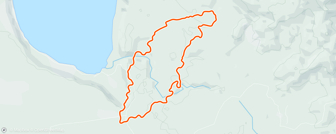Map of the activity, Zwift - Flatland Loop in Makuri Islands