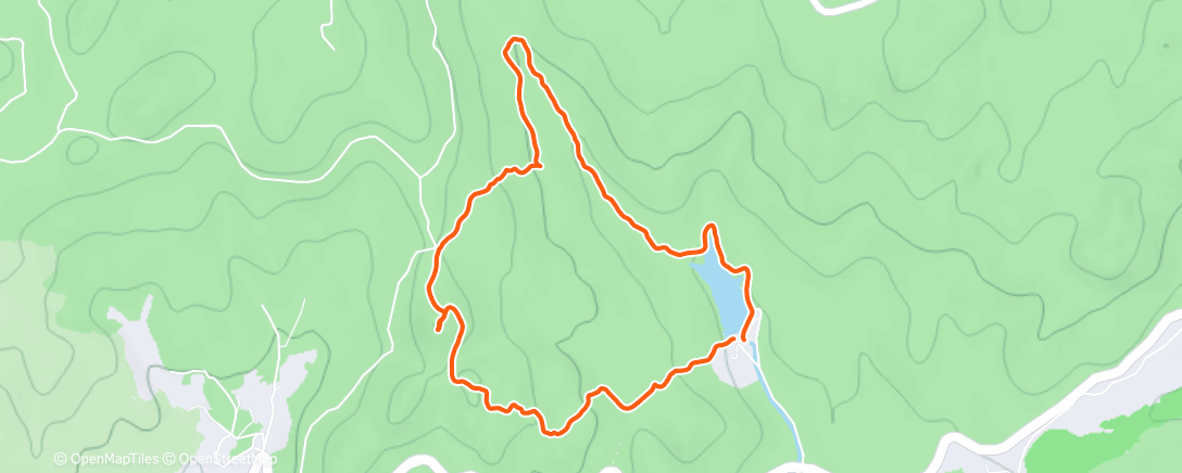 Map of the activity, Afternoon Hike