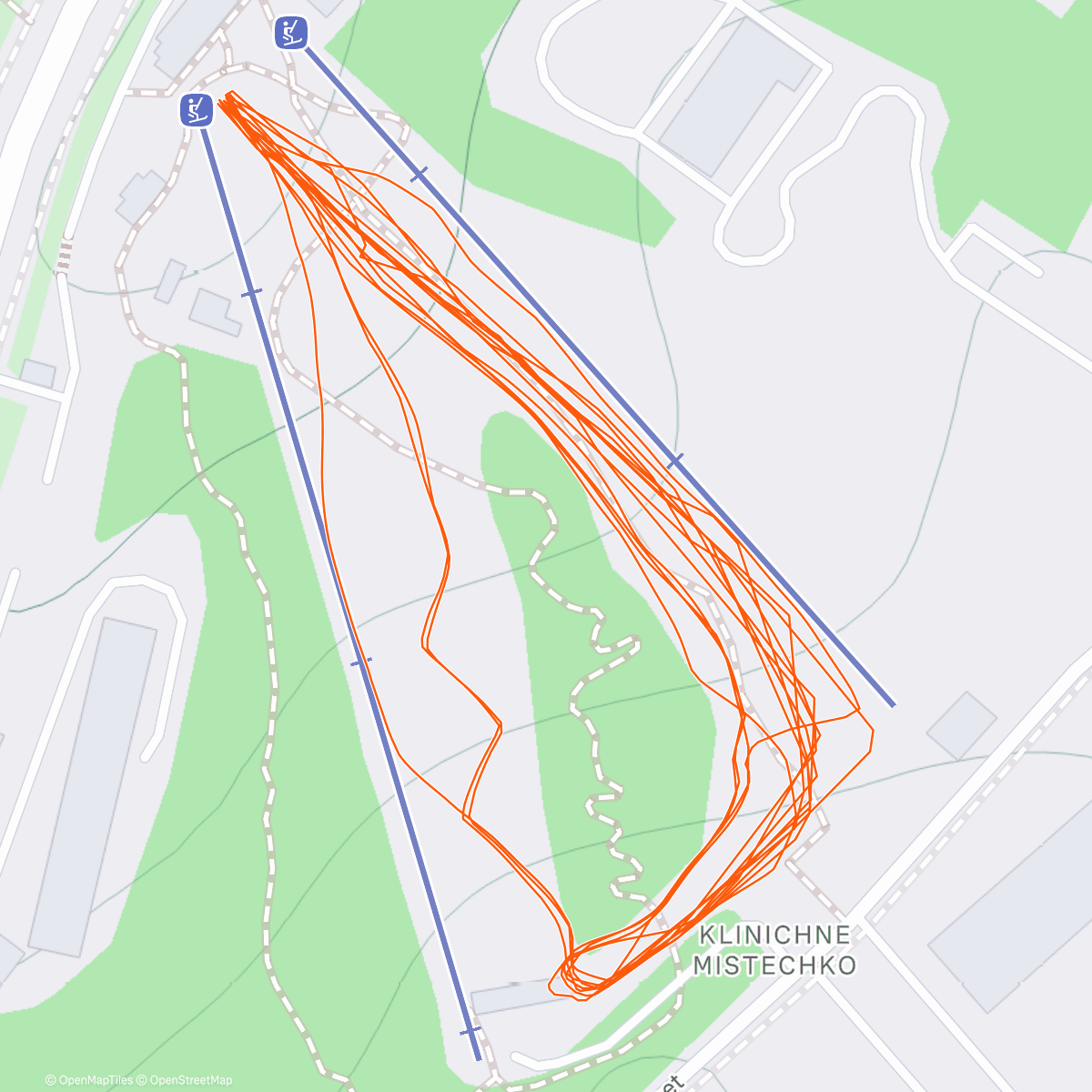 Map of the activity, Передноворічний скітур 🎿🎄
