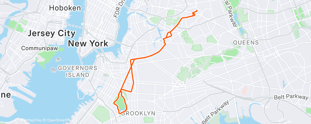 Map of the activity, Morning Ride