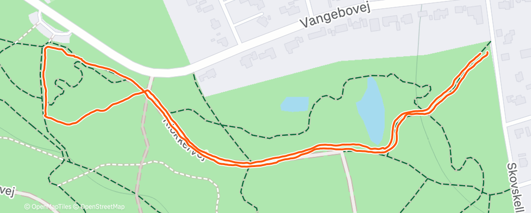 Map of the activity, Holte