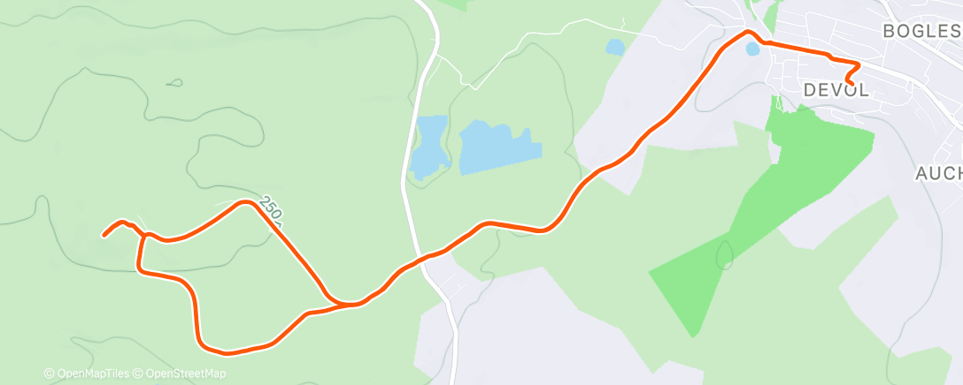 Map of the activity, Boxing Day blast