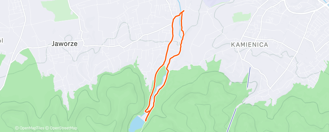 Map of the activity, Lunch Walk