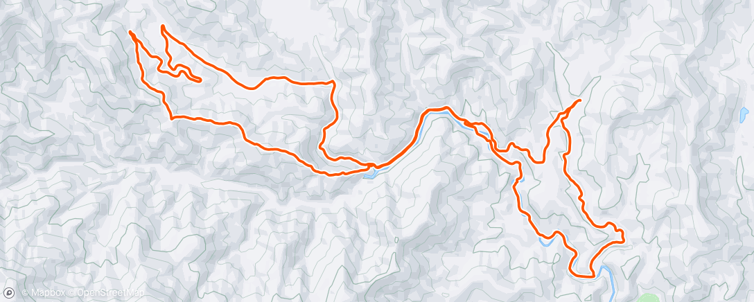 Map of the activity, Morning Trail Run