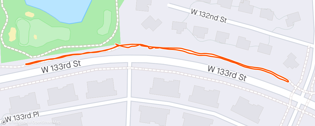 Map of the activity, Walk with Blu