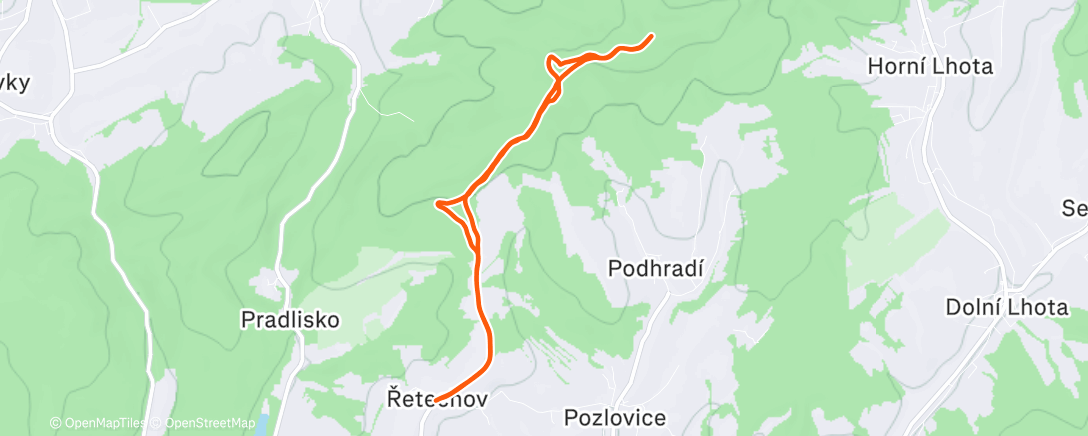 Карта физической активности (Na Komonec a na Bábu ❄️)