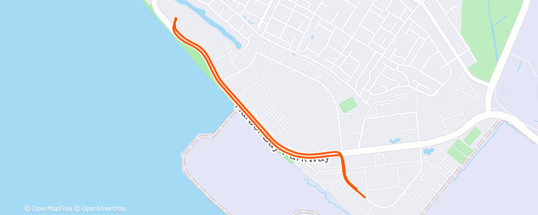 Map of the activity, Lunch Ride