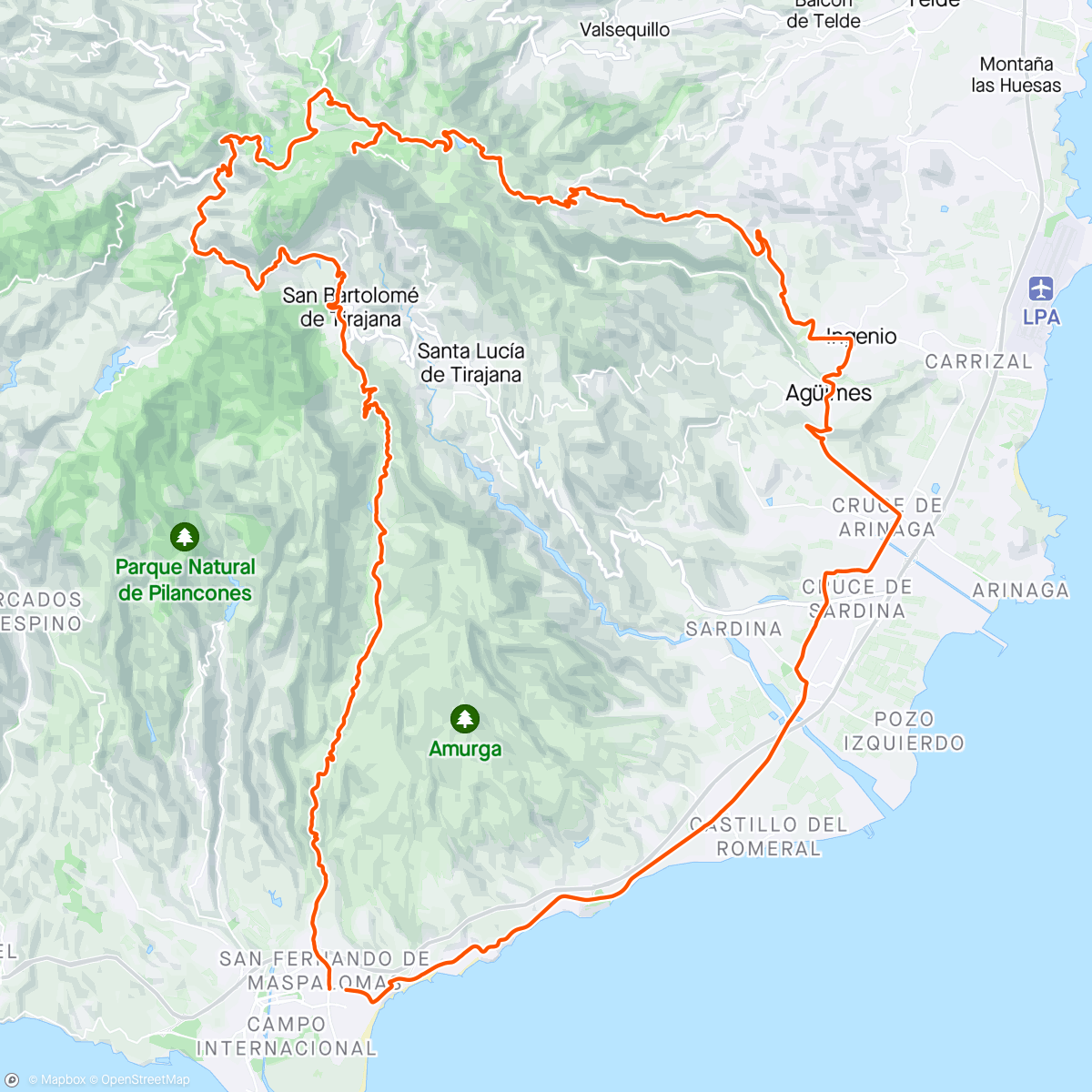 Map of the activity, Pico 🥳🚲☀️🌴