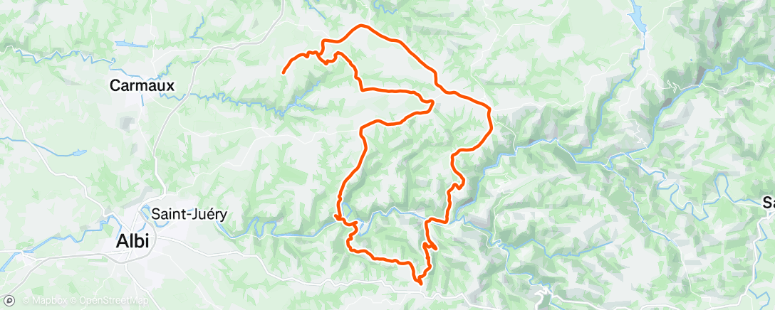 Carte de l'activité