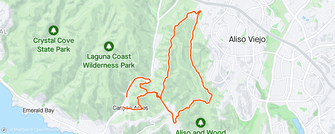Karte der Aktivität „Afternoon Mountain Bike Ride”