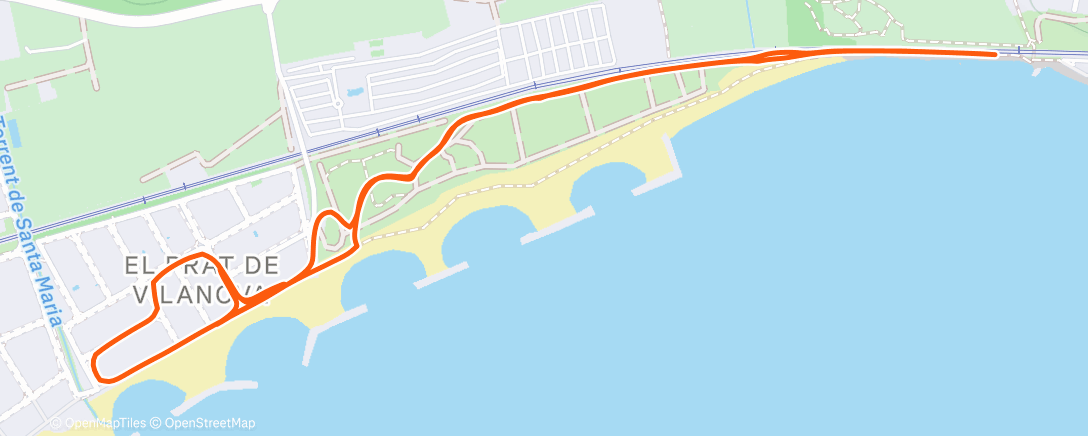 Map of the activity, Walk #39