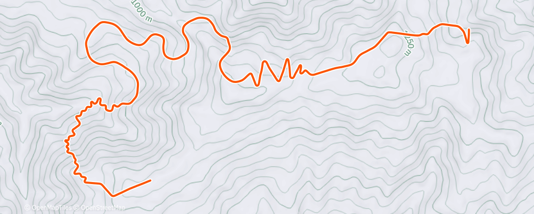 Map of the activity, Zwift - Strength on R.G.V. in France