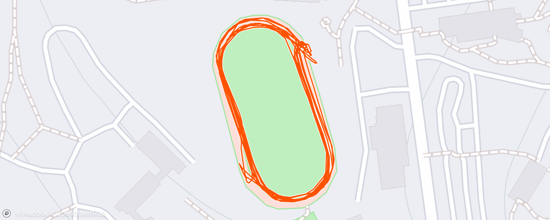 Map of the activity, TPG track day