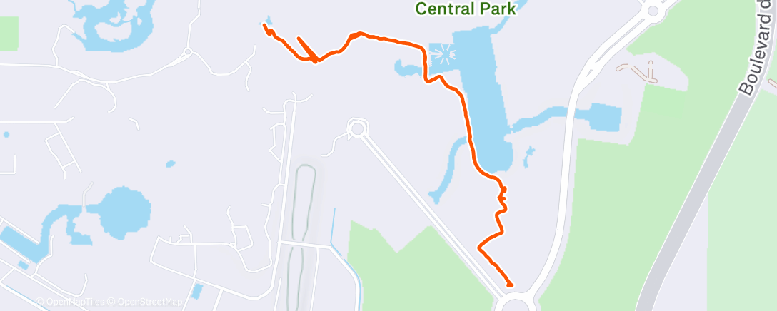 Map of the activity, Nachtwandeling