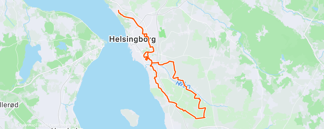 Map of the activity, Morning Gravel Ride