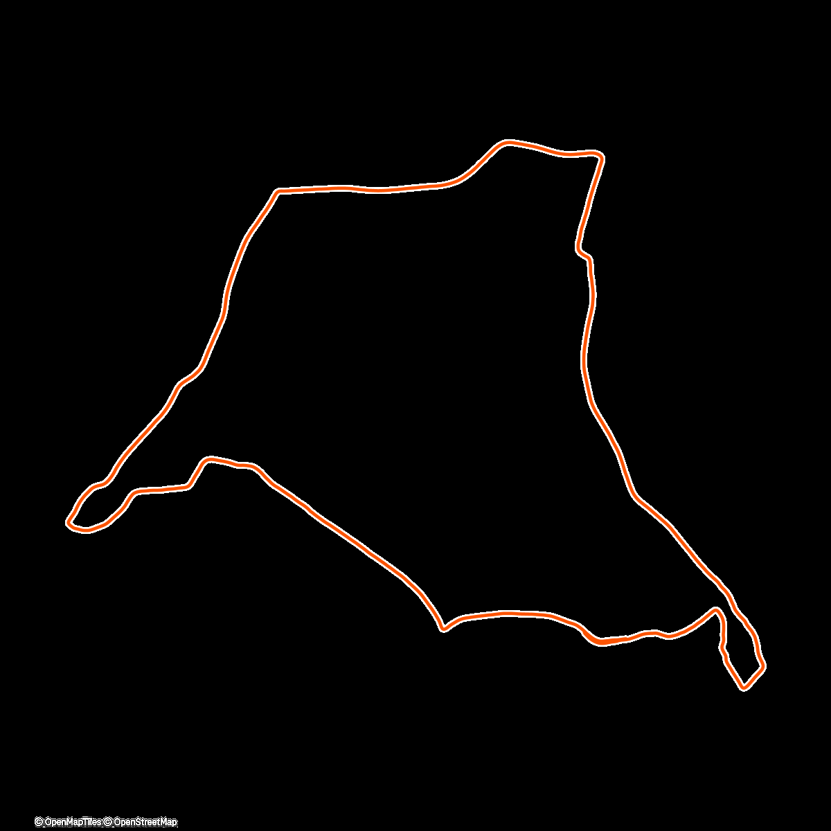 Map of the activity, Côtes 8x25sec 🎅🎄