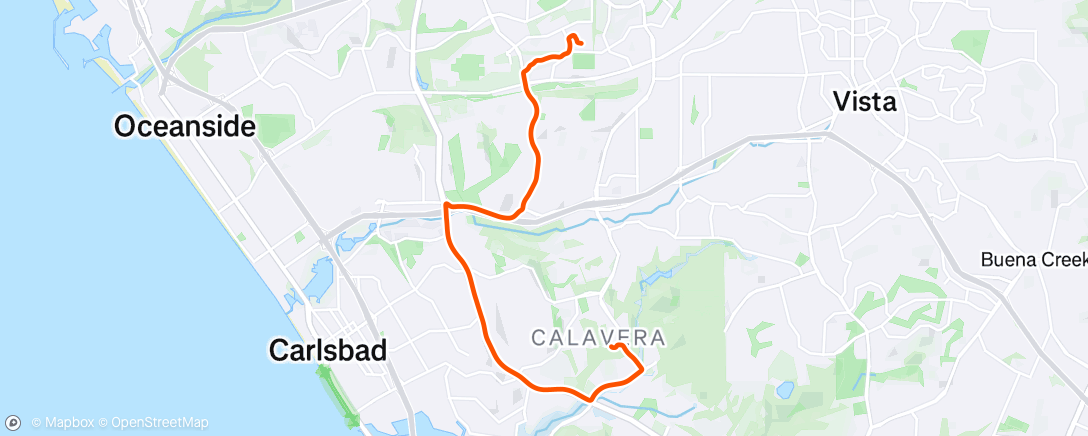 Map of the activity, Morning Ride