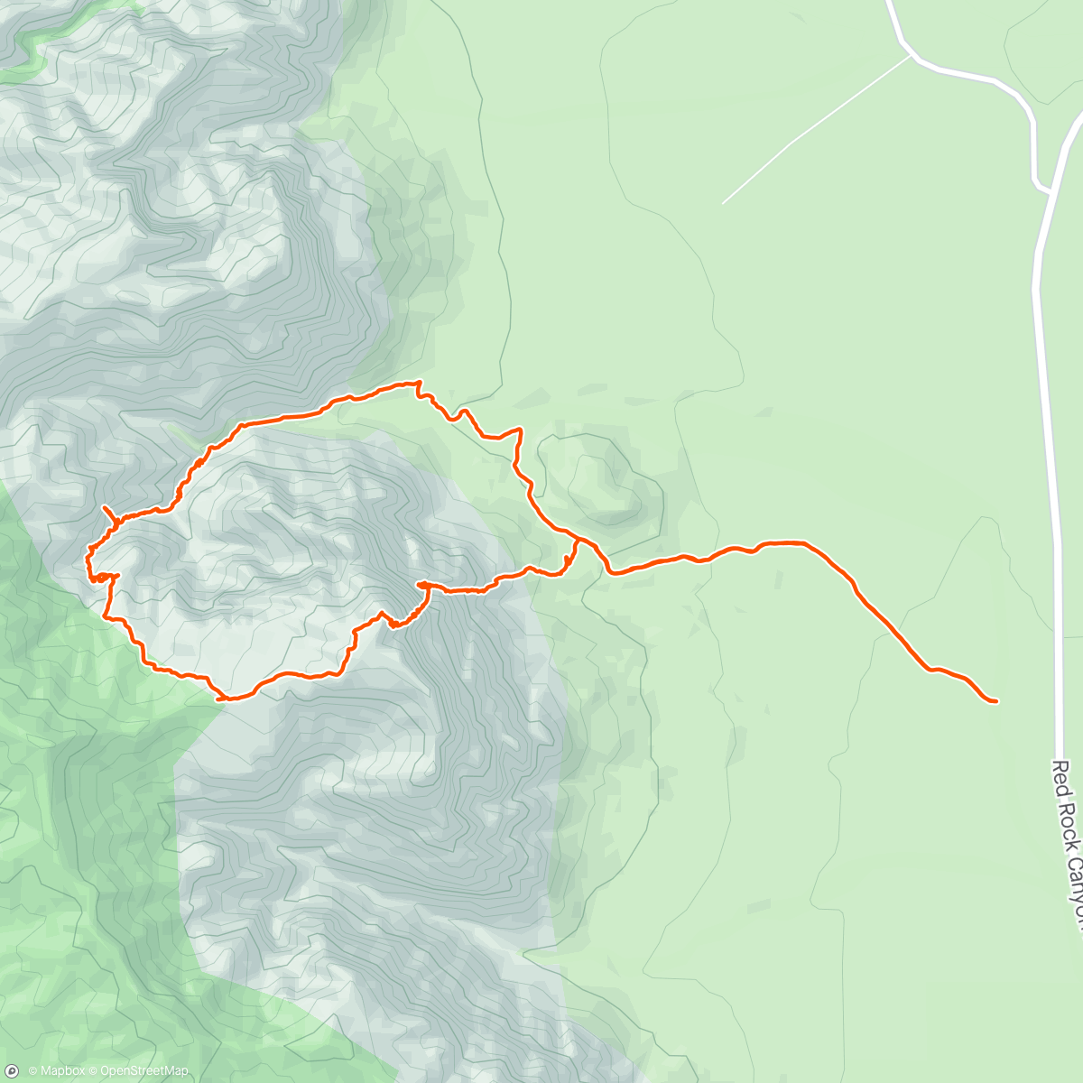 Map of the activity, Well that was a day. Inti Watana to Resolution Arete to Mt Wilson summit! Loved every minute. Thanks Em